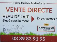 Vente directe de veau de lait en caissette à Hausgauen