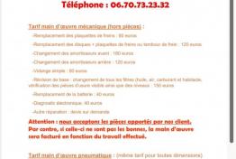 Informations garage Rag'Auto