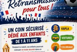 Diffusion de la finale sur �cran g�ant � Hausgauen