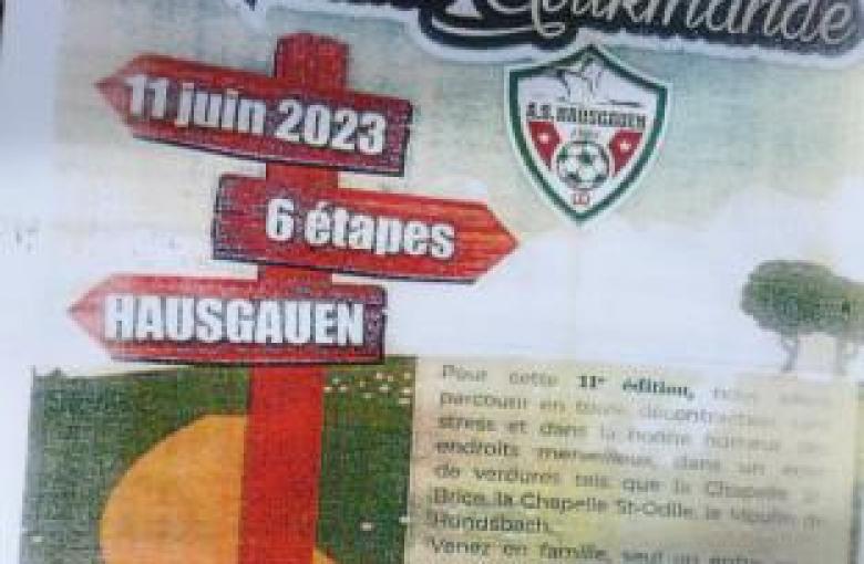 Marche gourmande AS Hausgauen
