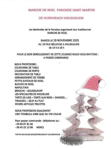 March de Nel de la paroisse